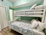 3rd Bedroom - Twin over Full Bunk bed sleeps 3 - Full Attached Bathroom